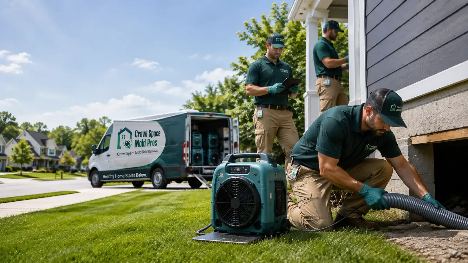 Crawl Space Mold Removal in Macomb, OK
